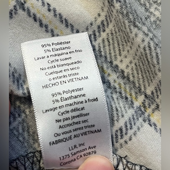 LuLaRoe Plaid Sleeveless Summer Women’s Dress with Pockets Size Medium - Picture 10 of 14